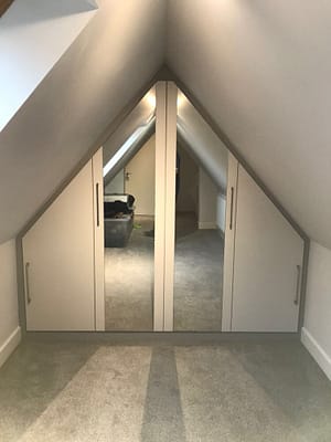 Mirrored Custom Fitted Wardrobes