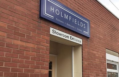Holmfields Showroom Entrance